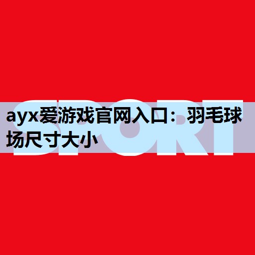 羽毛球场尺寸大小 羽毛球场尺寸大小